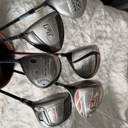 Left handed golf clubs