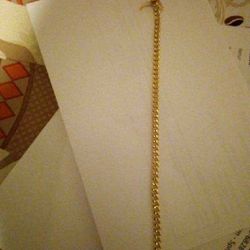 10k Gold Cuban Link Bracelet 