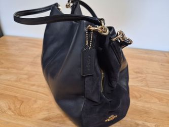Coach purse - navy blue
