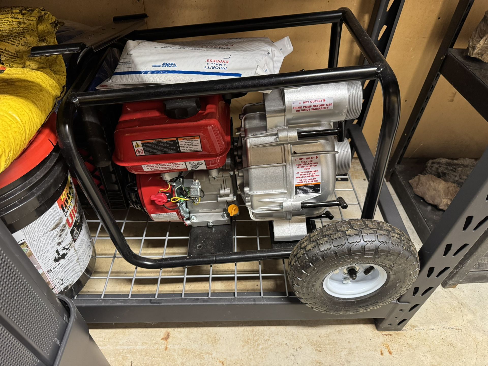 PREDATOR 3 in., 212cc Gasoline Engine Semi-Trash Water Pump - 290 GPM