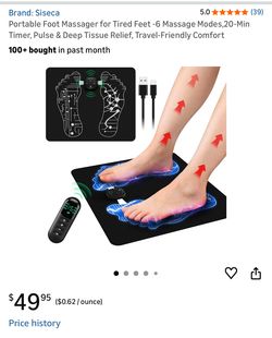 Portable Foot Massager for Tired Feet -6 Massage Modes