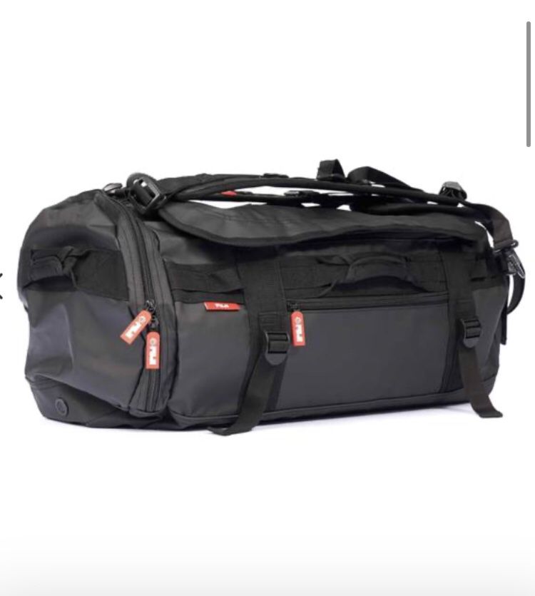 Fuji Sports BJJ MMA Comp Convertible BackPack Duffle Bag Gearbag - Triple Black