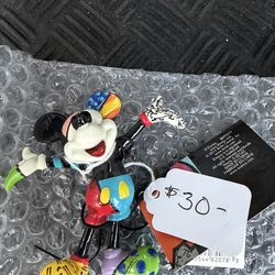 ENESCO DISNEY Britto Mickey Mouse Mini Figure 3.25”