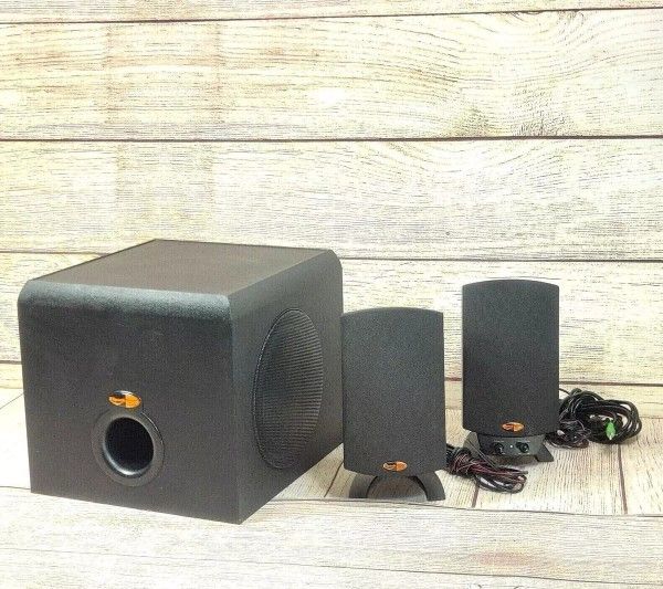 Klipsch ProMedia 2.1 Lucasfilm THX Wired Computer Speaker Subwoofer Audio System