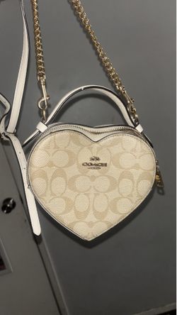 Coach heart purse