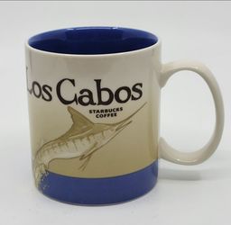 Starbucks 2016 Los Cabos Global Icon City Collector Series 16 oz Coffee
Mug.
Pre-owned, perfect shape, please see photos for details. No box.
Weight