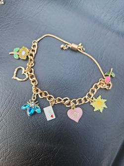 Gold  Charm Bracelet