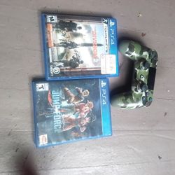 PS4 Games And Controller 