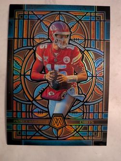 Ultra Rare 2025 Panini Mosaic Patrick Mahomes lll Stained Glass