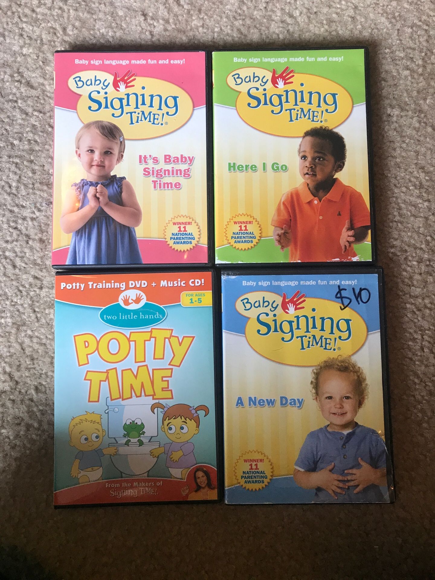 Baby signing time dvds - potty time dvd