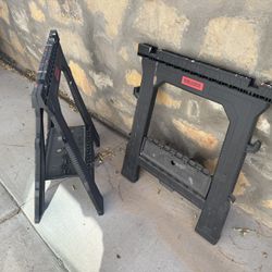 Plastic Sawhorses 
