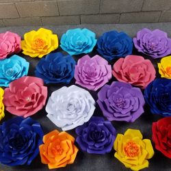 Any Color Paper FLOWERS 