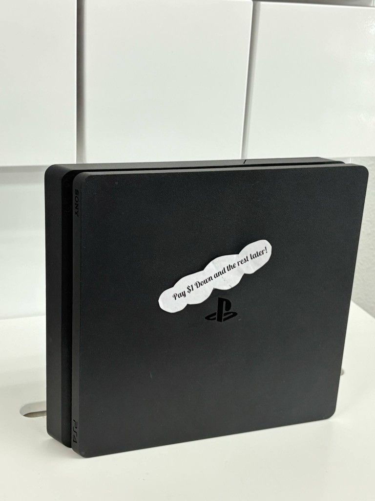 PS4 SLIM - $1 To Take it Home same Day and Pay the Rest later!