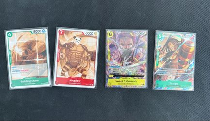 One Piece TCG OP17 Character Card Lot x4