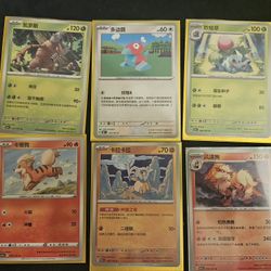 Pokémon Chinese Simplified  Cards 
