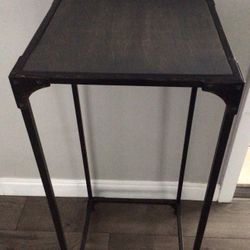 Tall Black Table
