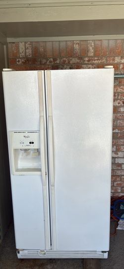 White Side-by-Side Refrigerator