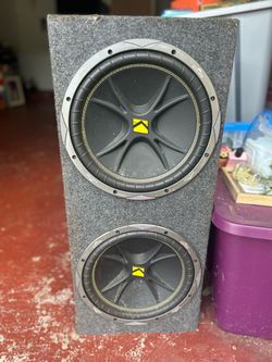 12 inch kicker speakers in box