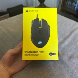 Corsair Scimitar RGB Elite – Brand New, Sealed Gaming Mouse