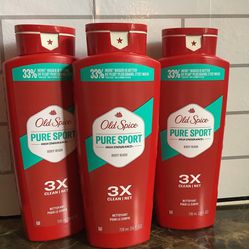 3-old Spice Body Wash 24oz All For $16