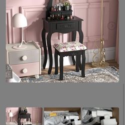 Brand New Black Vanity 
