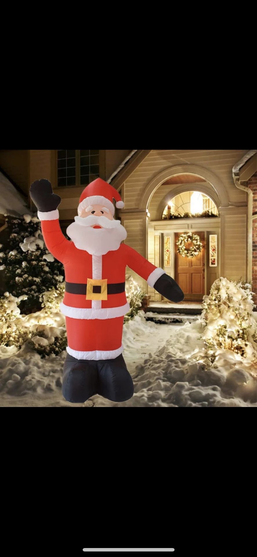 8FT Christmas Inflatable Santa Claus