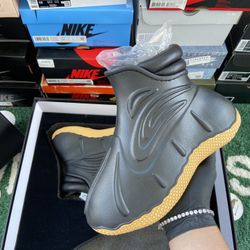 Fctry Lab x NLE Choppa DUCK BOOT- BLACK . Size 5M 