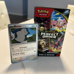 Snorlax Pokemon Card- ME03: Perfect Order