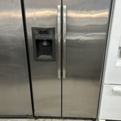 Stainless Side By Side Refrigerator 