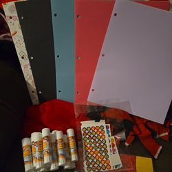 School and art supplies