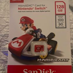 Nintendo switch 128 gig micro
