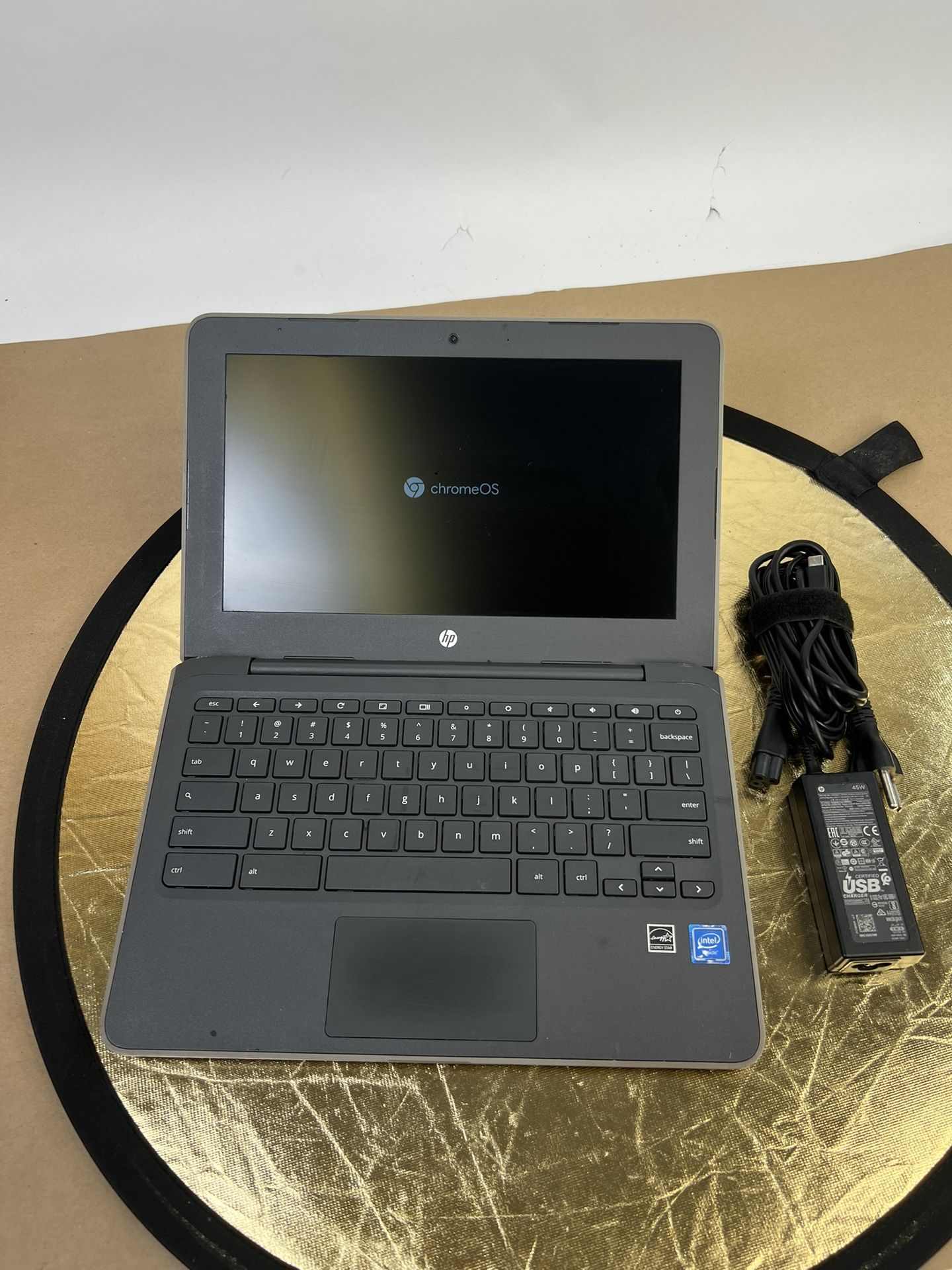 Used Mostly Working (bad Camera) HP Chromebook 11 G7 EE 11.6" 4GB Celeron 16Gb Hard Drive, 94% Battery Health, System Updated Until 2029, Bad Cam 