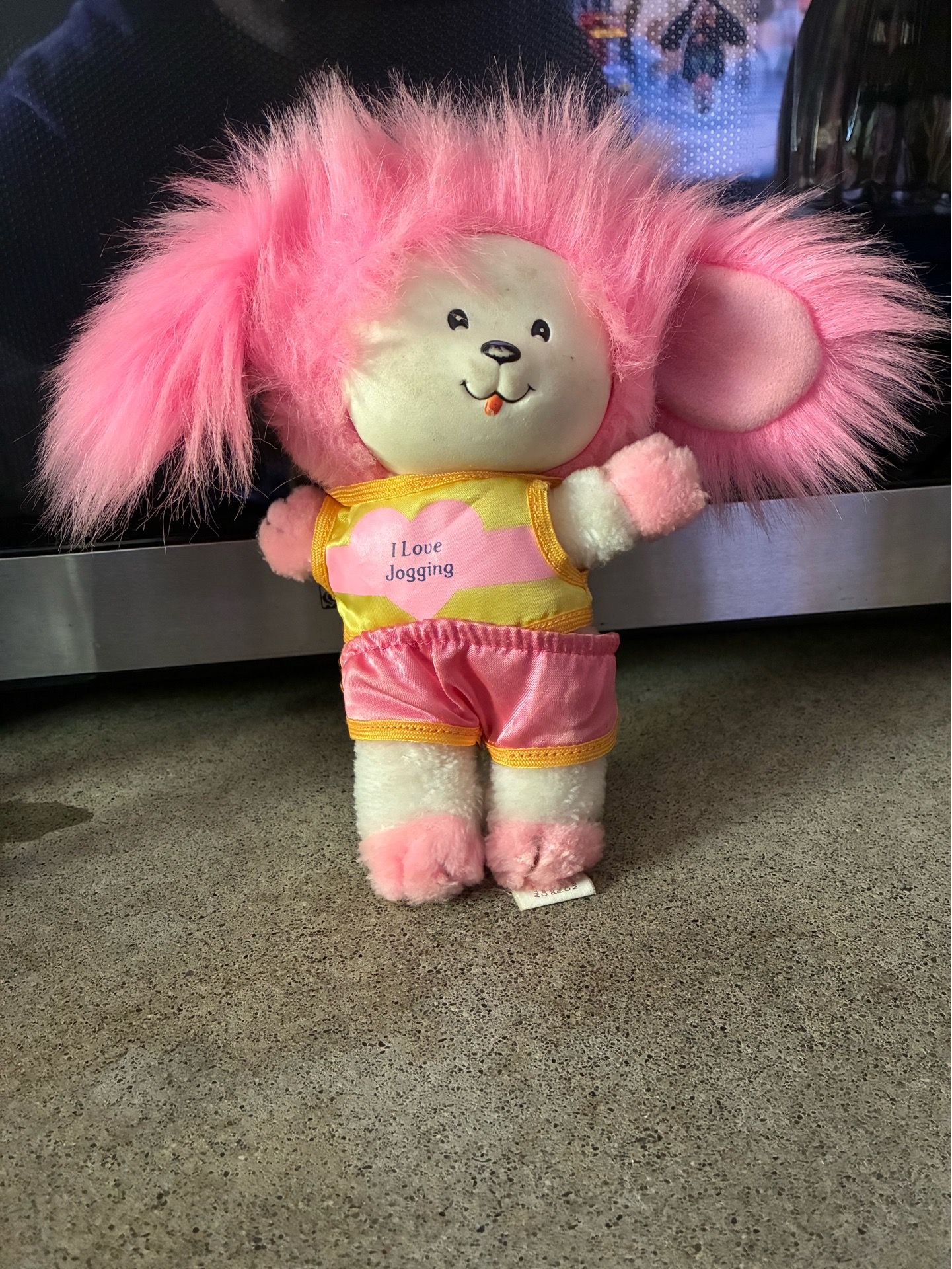 Vintage 1983 Mattel poochie plush toy