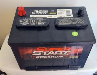 Car battery Superstart brand 7 months old