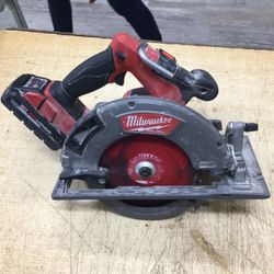 EMBER & VALOR 2732-20 Fits for Milwaukee M18 Fuel 7-1/4 In. Circular Saw (Bare Tool), Red, Black