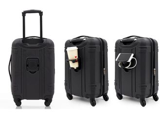Wrangler 20" Astral Hardside Carry-On Luggage, Black