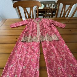 Women’s Pink Sharara Suit 