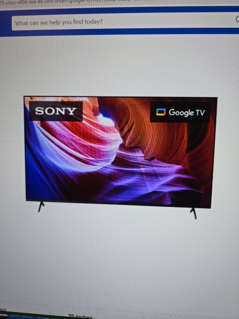 Sony 75" TV Good As New