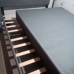 Queen Size Platform Bed Frame/ Box Spring