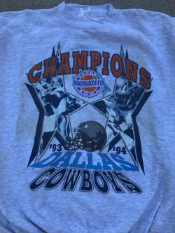 Super Bowl sweatshirt Dallas Cowboys champions