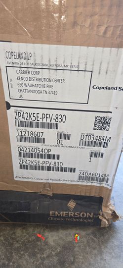 3.5 ton Copeland  scroll compressor
