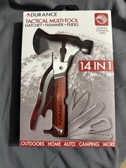 Durance Tacticle Multi-Tool 14-in-1 Stainless Steel