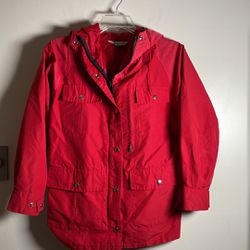 Recreational Equipment Inc, REI Rain Jacket Red Womens L