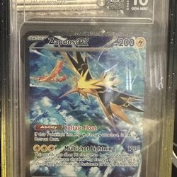 2023 Pokémon Zapdos ex Special Illustration Rare TAG 10 GEM MINT