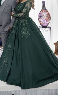 Ballgown Dress (Dark green) 