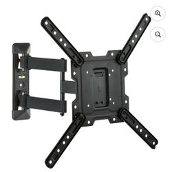 onn Full Motion TV Wall Mount for 19" to 50" TVs, UL Listed, swivel ±45°, up to +5/-15°Tilting