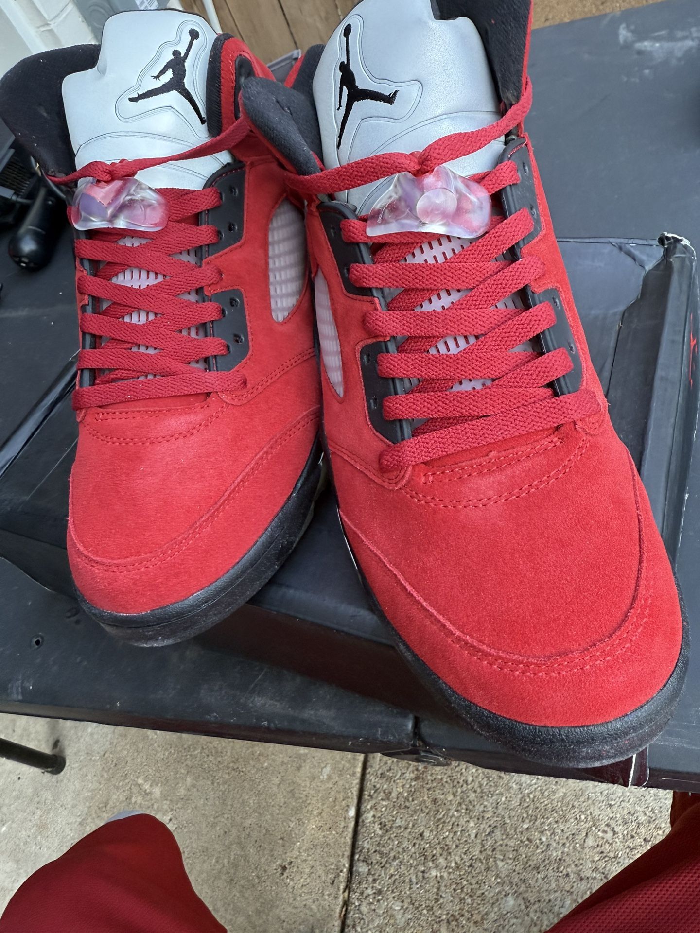 Air Jordan 5 Retro 2021 Raging Bull Red DD0587 600 Men display picture 1