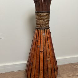 Tropical Tiki Bamboo Vase