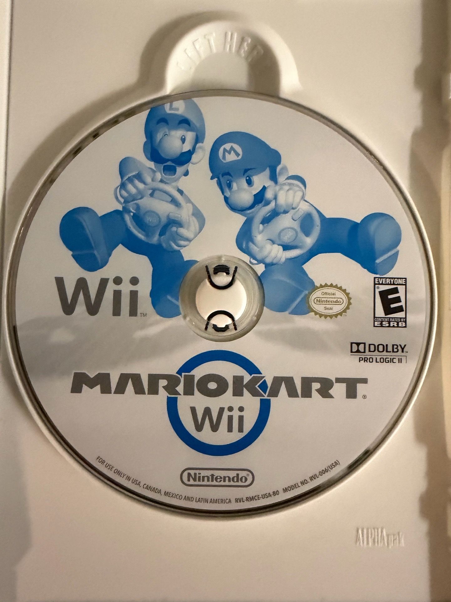 Mario kart Wii