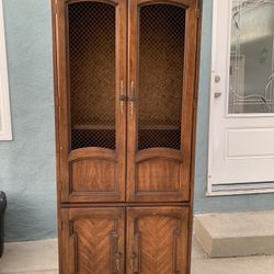 2 Vintage Bookshelve Wall unit Cabinets 